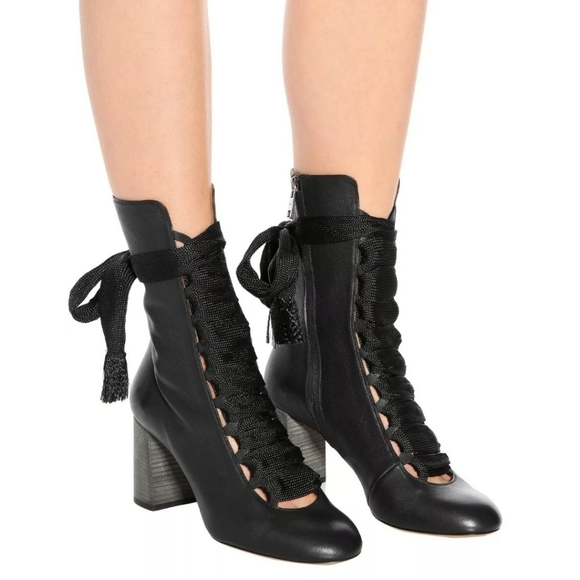 chloe harper lace up boots